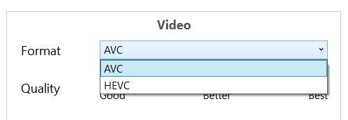 Tricycle-video-converter-set-video-encoding-type