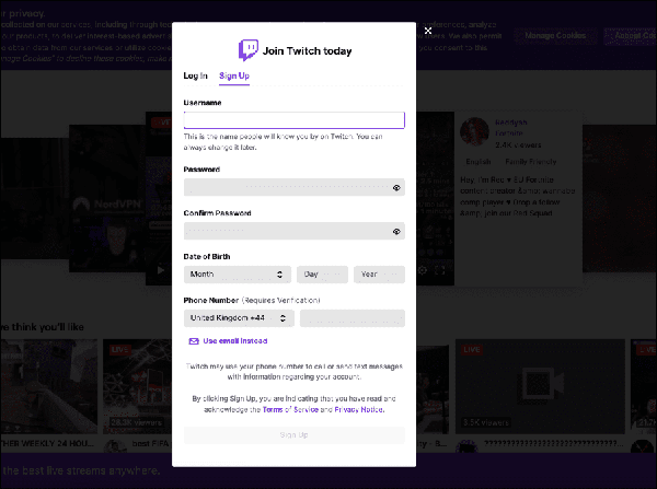 Twitch-Sign-Up
