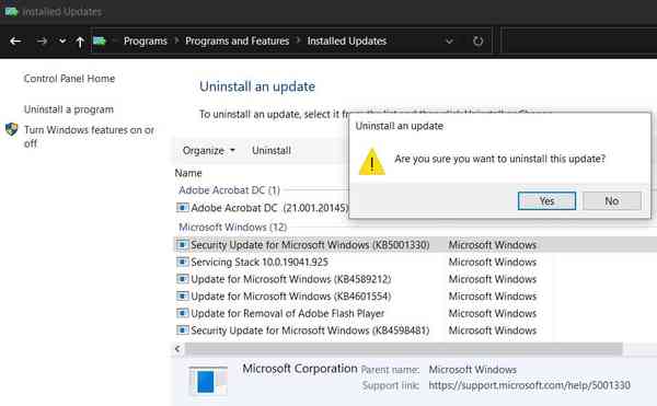 Uninstall-Windows-Update