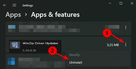 Uninstall-Winzip
