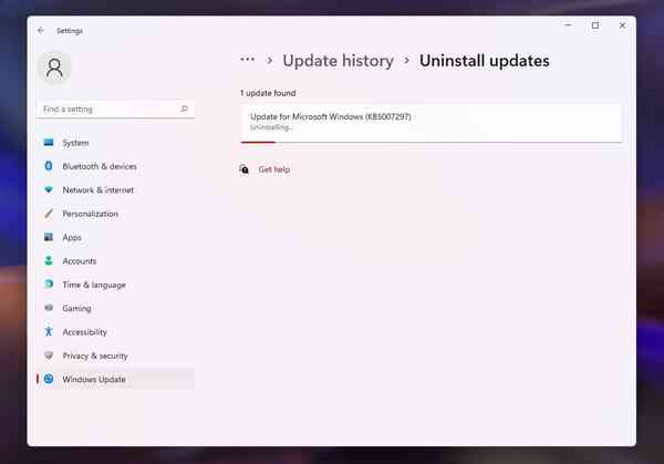 Uninstall-updates-in-Settings