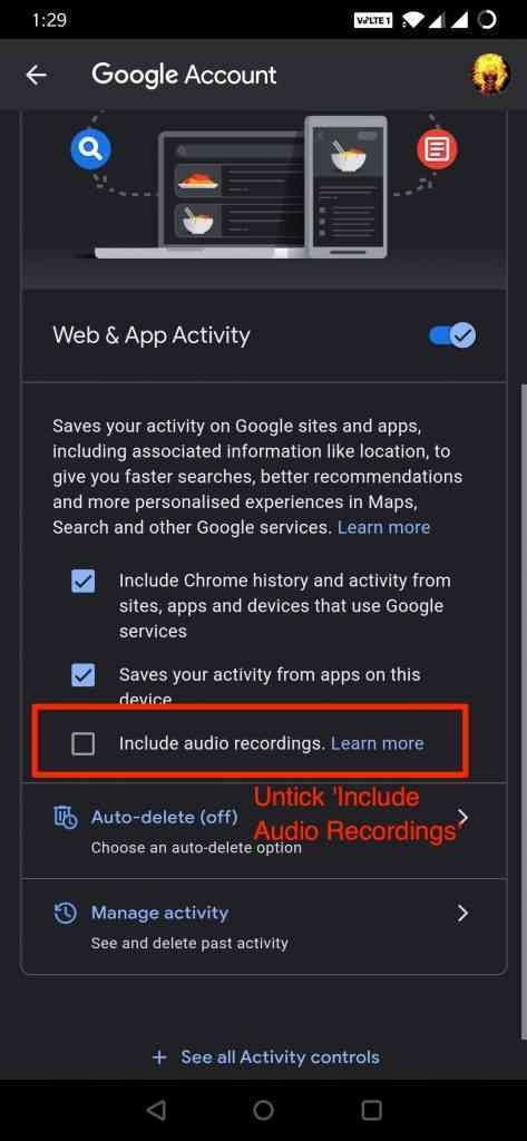 Untick__Include_Audio_Recordings_