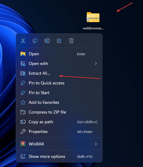 解压网页浏览器通过查看