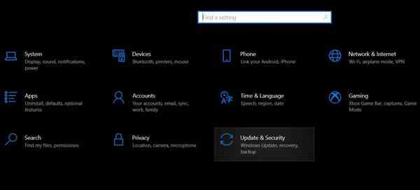 Updates-and-Security Updates-and-Security