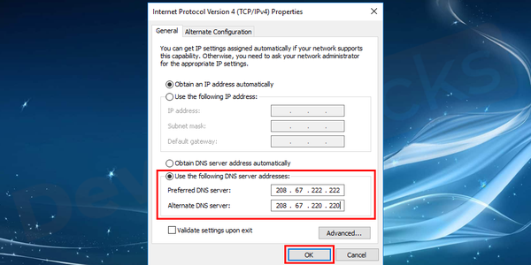 Use-the-following-DNS-server-addresses Use-the-following-DNS-server-addresses