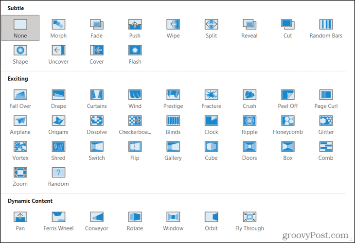 ViewTransitionCollection-PowerPointTransitions