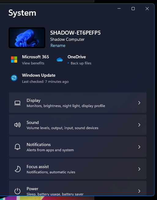 W11-Shadow W11-Shadow
