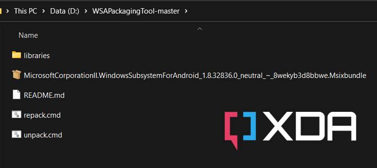 WSAPackagingTool-with-WSA-MSIXBUNDLE