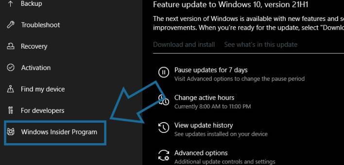 Winbdows-Insider-Program-in-Settings
