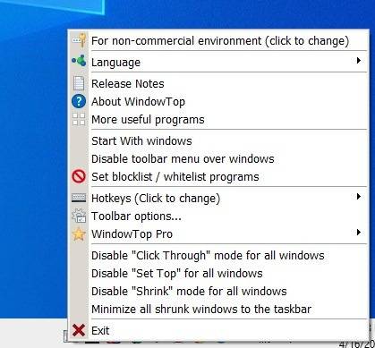 WindowTop-old-tray-menu