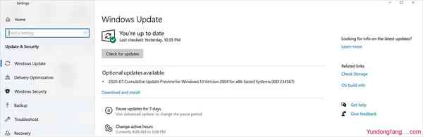 Windows-10-optional-updates