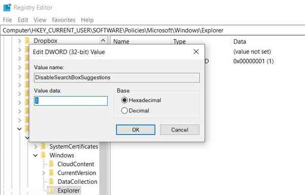 Windows-10-web-results-Registry