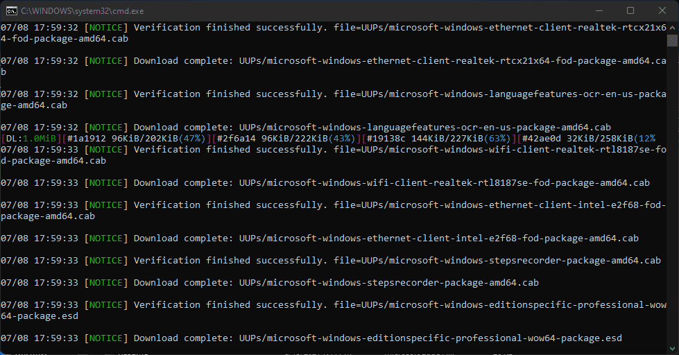 Windows-11-ISO-building-started