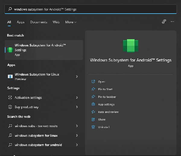 Windows-11-subsystem-for-Android-with-Amazon-Store