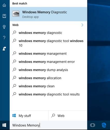 Windows-Memory-Diagnostic