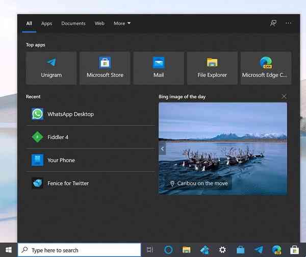 Windows-Search-Bing