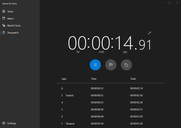 Windows-Stopwatch