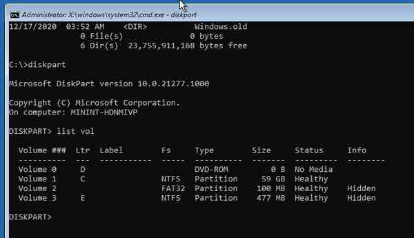 Windows-diskpart Windows-diskpart