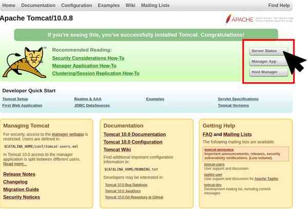 apache-tomcat-web-interface