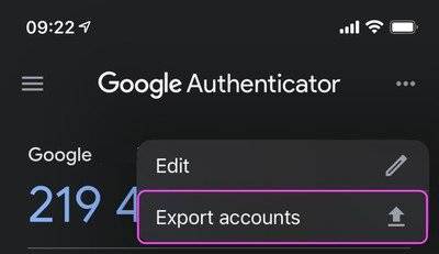 authenticator-export-accounts authenticator-export-accounts