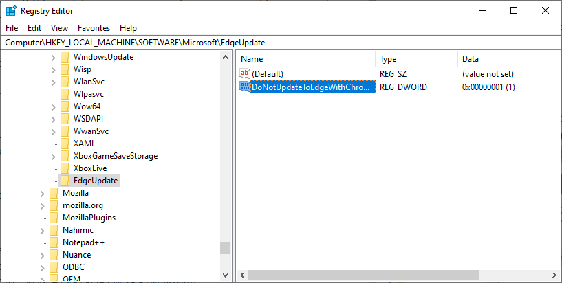 block-chromium-edge-update
