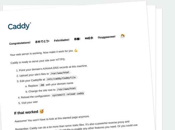 caddy-web-server caddy-web-server