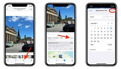 change-time-date-photos-ios-15