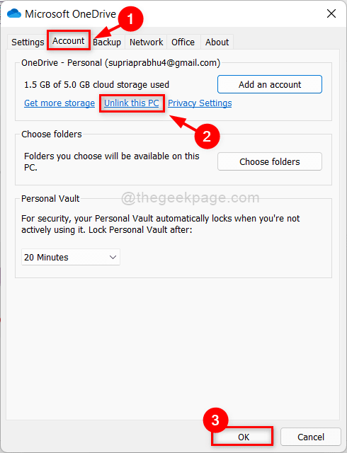 click-unlink-this-pc-onedrive