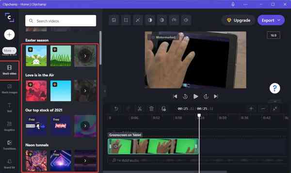 clipchamp-select-video