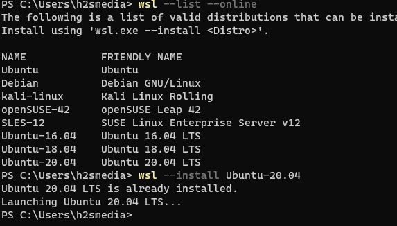 command-to-check-other-available-WSL-Linux-distros command-to-check-other-available-WSL-Linux-distros