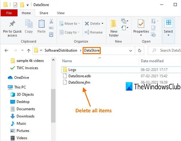 delete-all-items-present-in-DataStore-folder