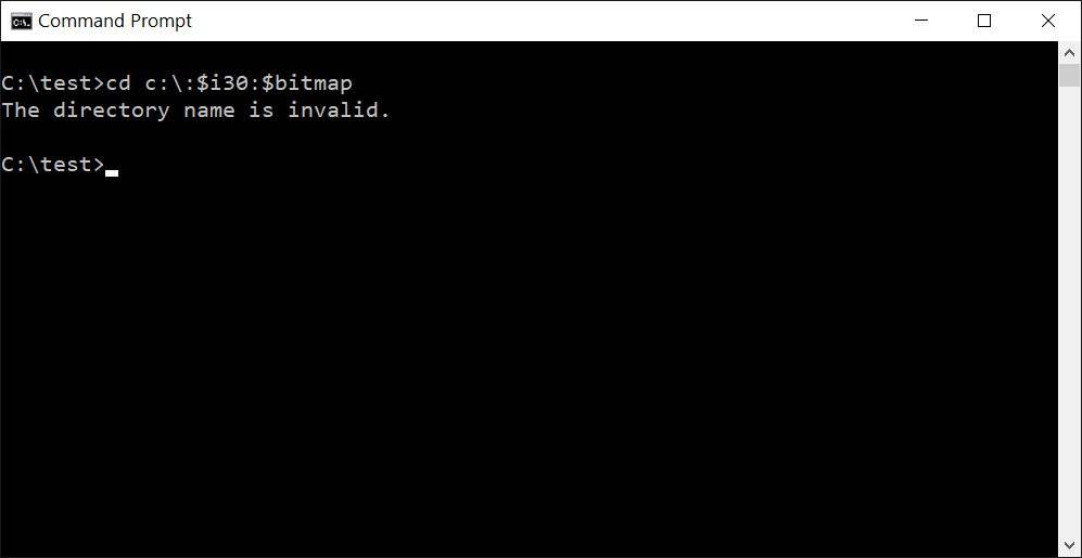 directory-name-invalid directory-name-invalid