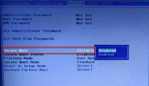 disable-Secure-boot