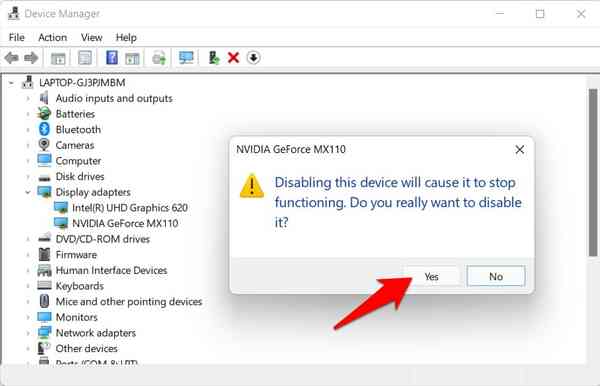 disable-graphics-card-drivers-confirmation