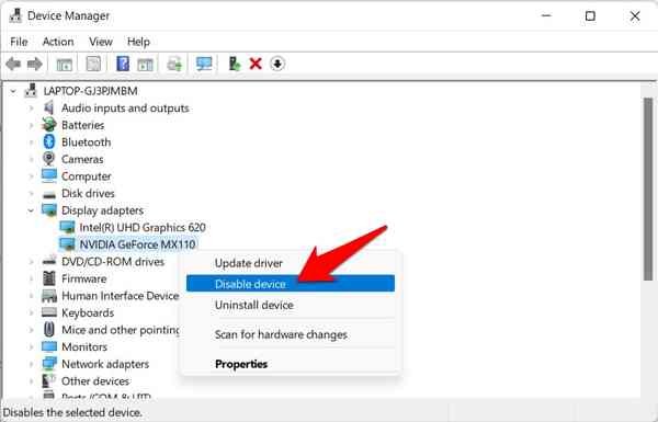 disable-graphics-card-drivers-windows-11