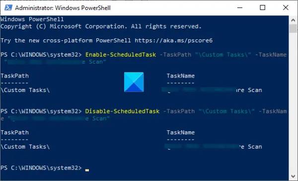 disable-scheduled-task-PowerShell disable-scheduled-task-PowerShell
