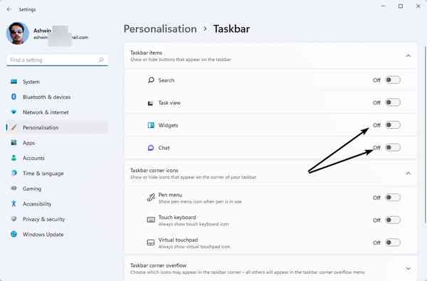 disable-the-chat-and-widgets-icons-in-windows-11