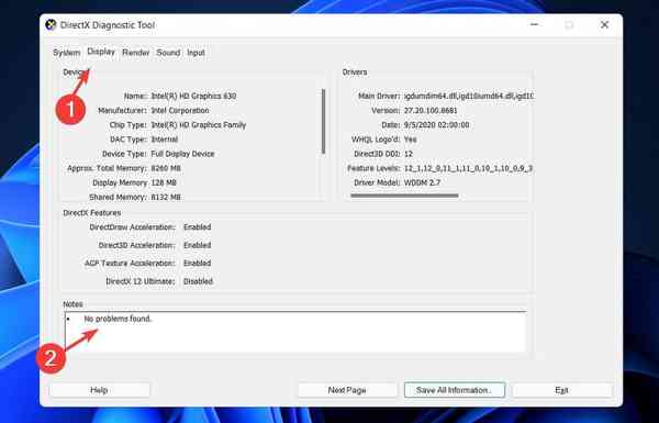 disaply-directx-no-pb