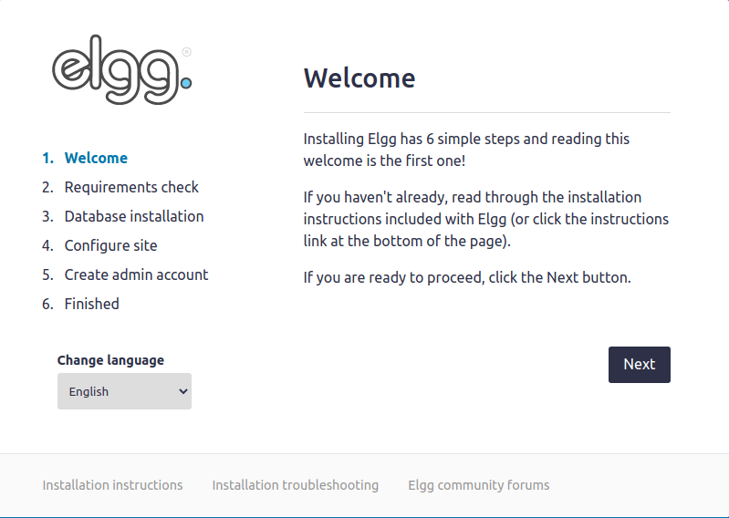 elgg-social-networking-interface