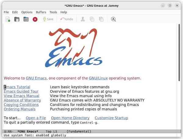 emacs-GNU-editor