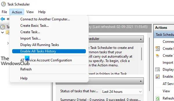 enable-task-history-Task-Scheduler enable-task-history-Task-Scheduler