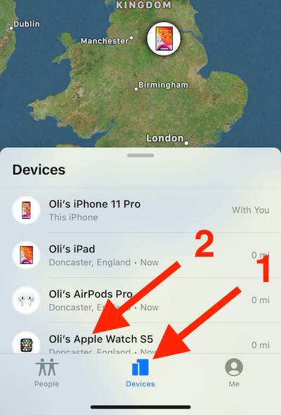 find-my-app-showing-devices