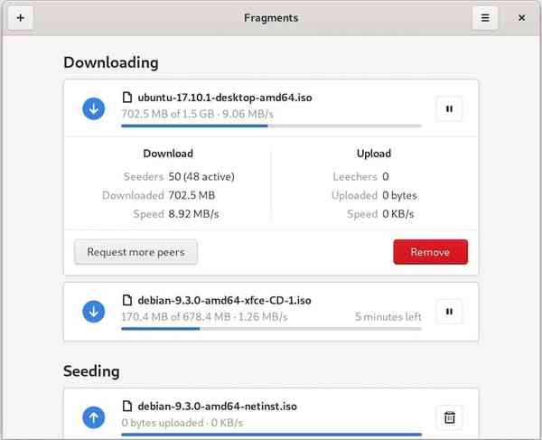 fragments-BitTorrent-client