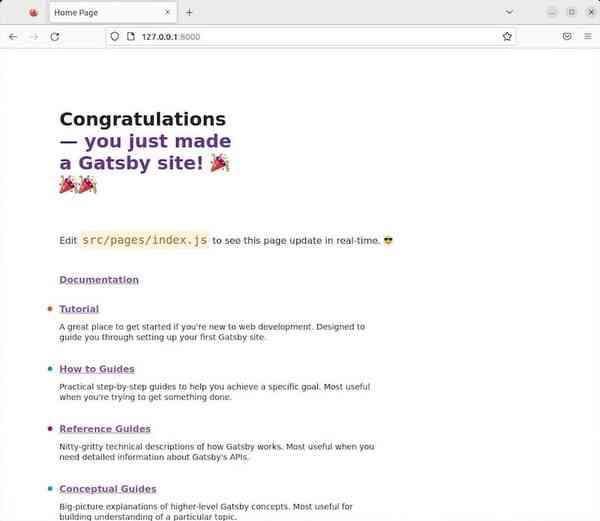 gatsby-web-interface