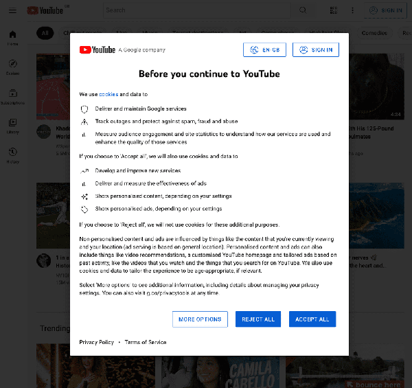 google-search-youtube-new-reject-all-cookie-banner