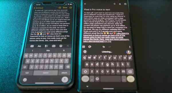 iOS-16-dictation-and-Pixel-6-voice-typing