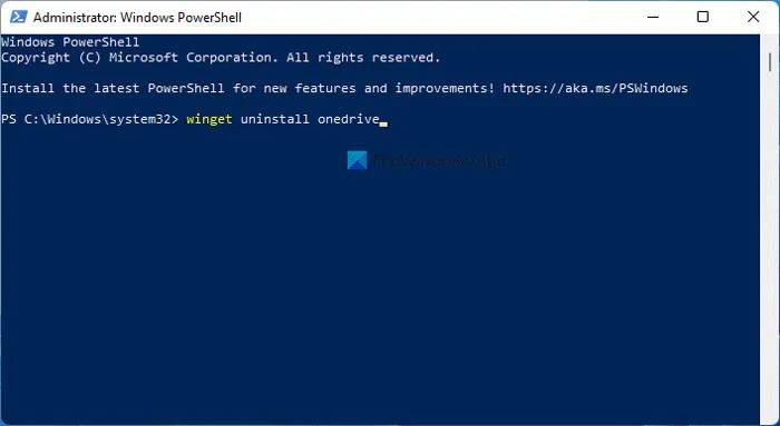 install-uninstall-onedrive-winget-2