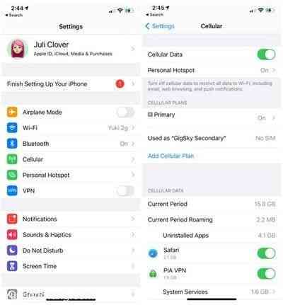 iphone12cellularsettings