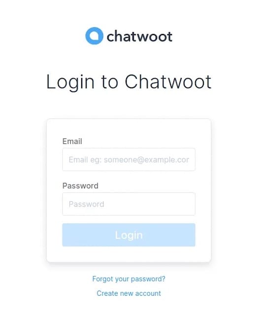 login-chatwoot login-chatwoot