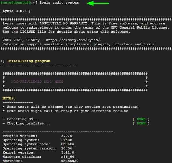 lynis-basic-security-audit